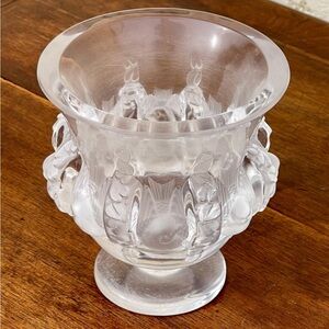 Lalique France “Dampierre” Crystal Vase